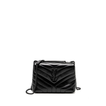 Saint Laurent/YSL Small Loulou Bag CalBNkin SO Black