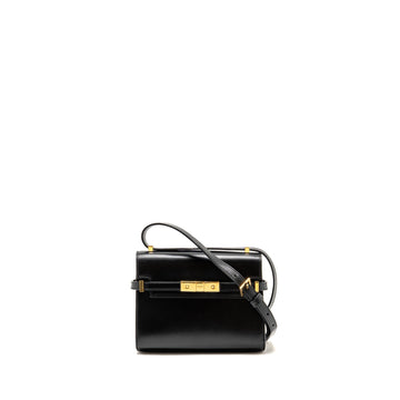 Saint Laurent Mini Manhattan Shoulder Bag CalBNkin Black GHW