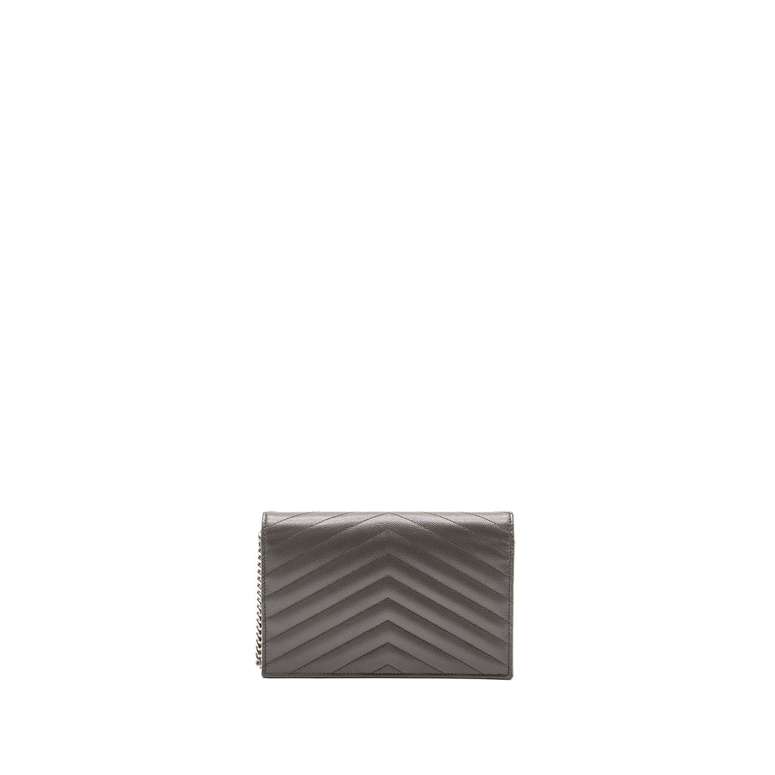 Saint Laurent/YSL Envelop Chain Bag CalBNkin Grey SHW