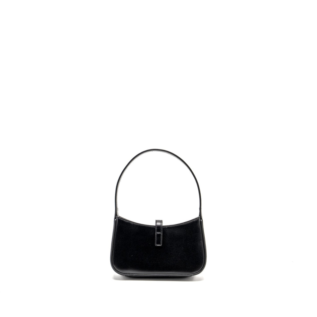 Saint Laurent / YSL Mini LE 5 A 7 Hobo Bag Smooth CalBNkin Black GHW