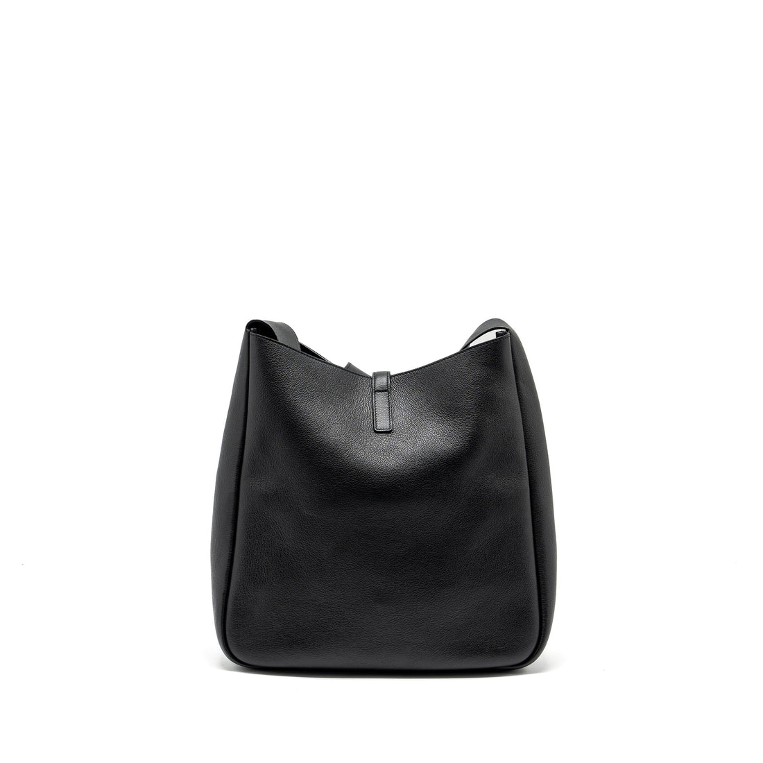 Saint Laurent/YSL Le 5 A 7 Supple Large Smooth CalBNkin Black GHW