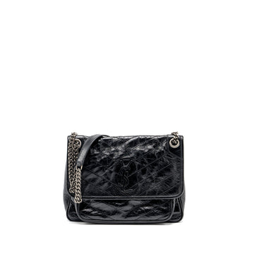 Saint Laurent/YSL Medium Niki CalBNkin Black SHW