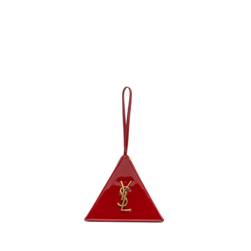 Saint Laurent/YSL Pyramid Clutch New 1:1 Rep Rouge GHW