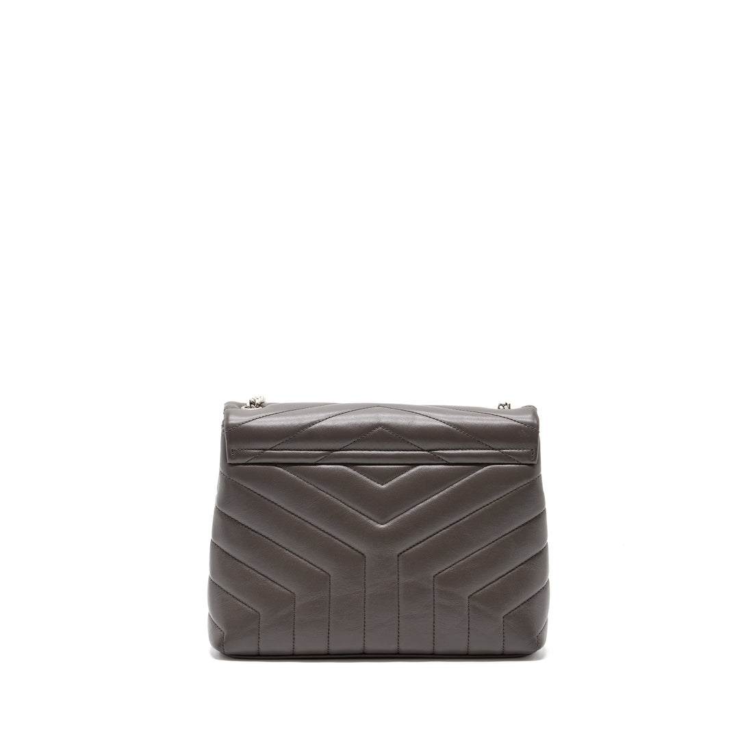 Saint Laurent/YSL Small Lou Lou Bag CalBNkin Dark Grey SHW