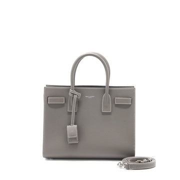 Saint Laurent Baby Sac De Jour CalBNkin Grey SHW