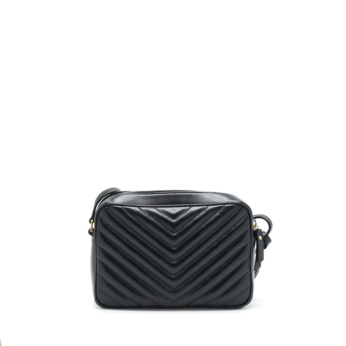 Saint Laurent/ YSL Lou Camera Bag CalBNkin Black GHW