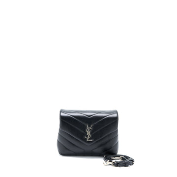 Saint Laurent LouLou Toy Strap Bag CalBNkin Black SHW