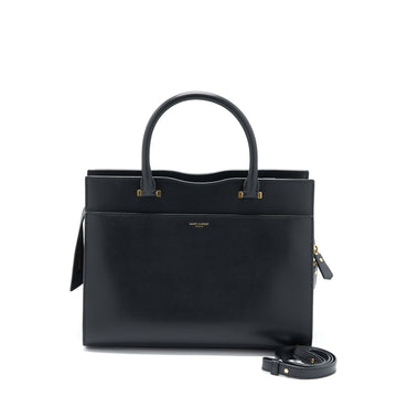 Saint Laurent/YSL Medium Uptown Tote Bag CalBNkin Black GHW
