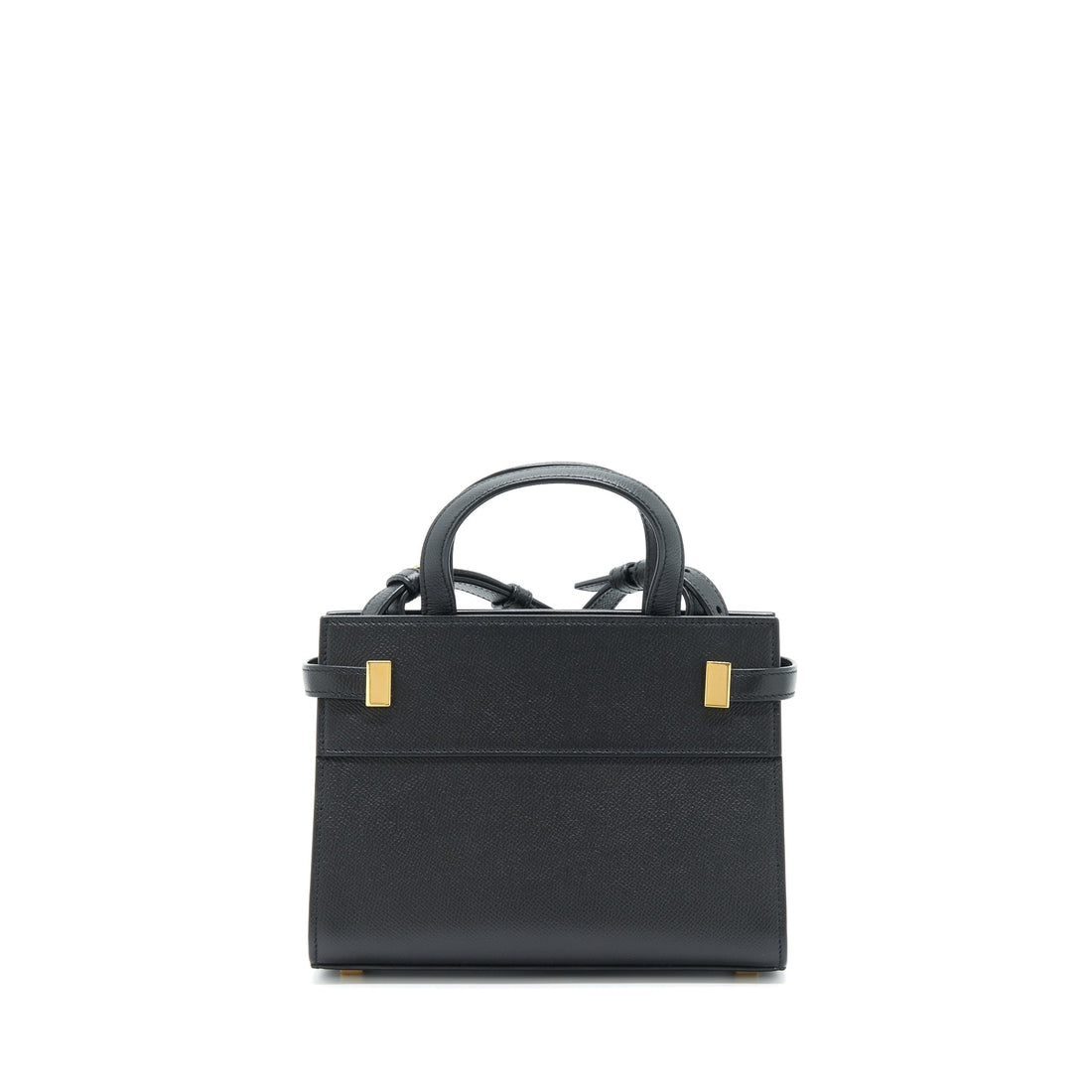Saint Laurent/YSL Manhattan Nano Shopping Bag CalBNkin Black GHW