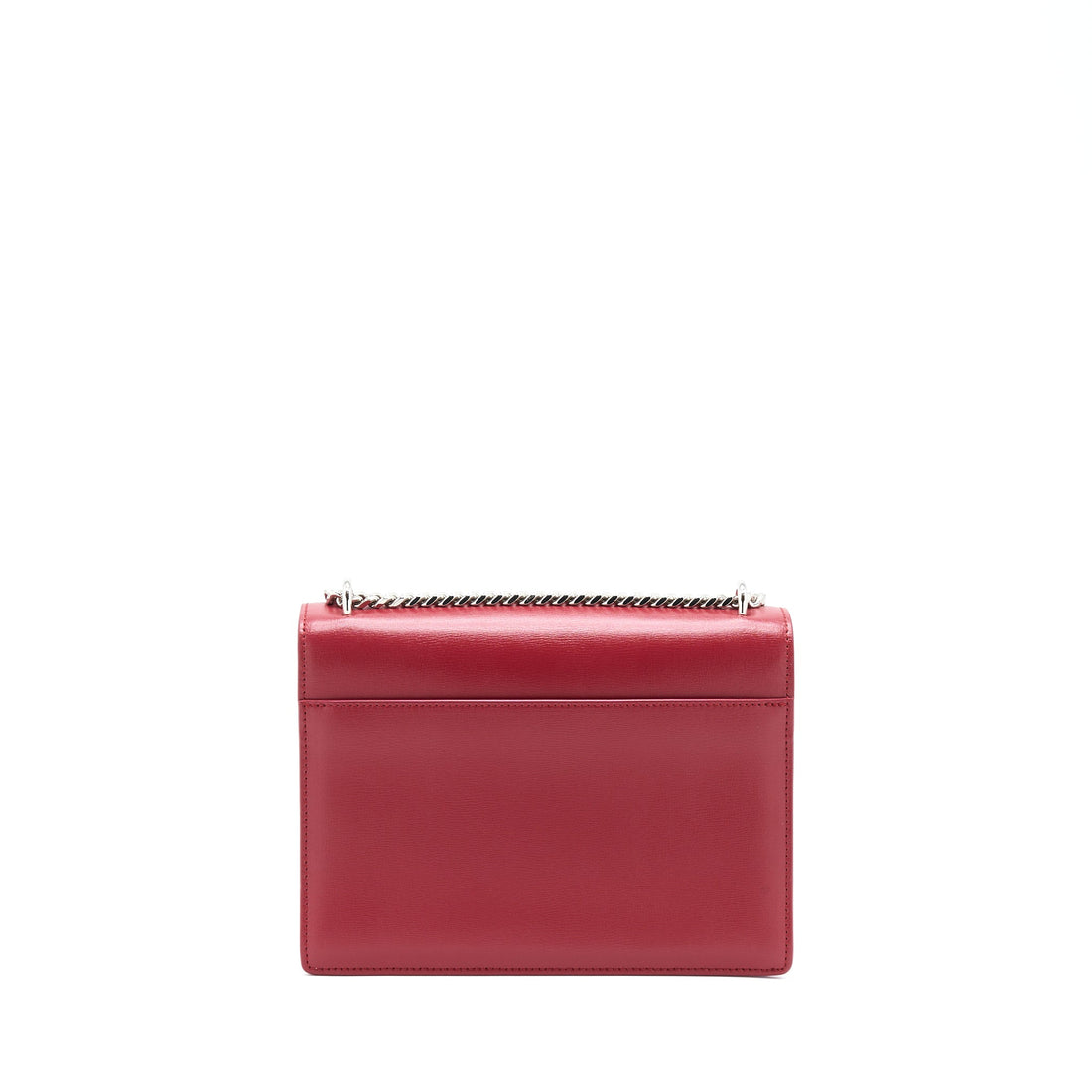 Saint Laurent/YSL Sunset Bag CalBNkin Red SHW