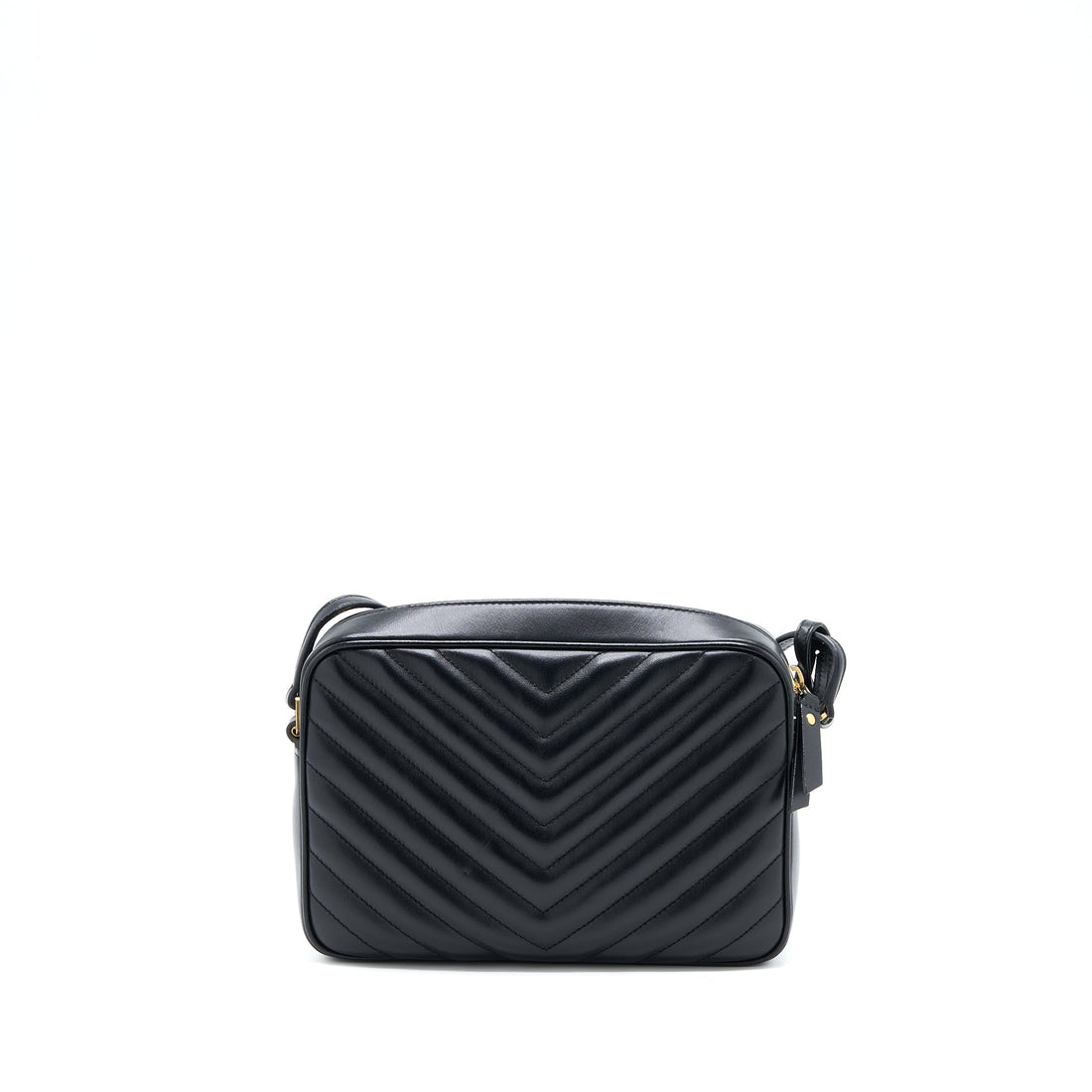 Saint Laurent/YSL Lou Camera Bag CalBNkin Black GHW