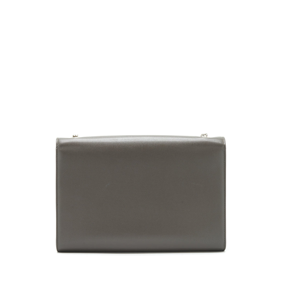 Saint Laurent(YSL) Large Monogramme Kate Chain Bag Grained CalBNkin Grey SHW