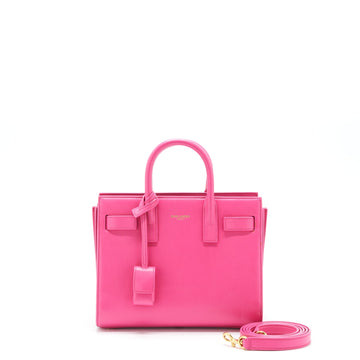 Saint Laurent/YSL Nano Sac De Jour Nano CalBNkin Pink GHW