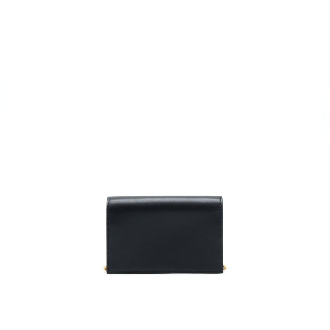 Saint Lauren  Kate wallet on chain with Tassel black GHW