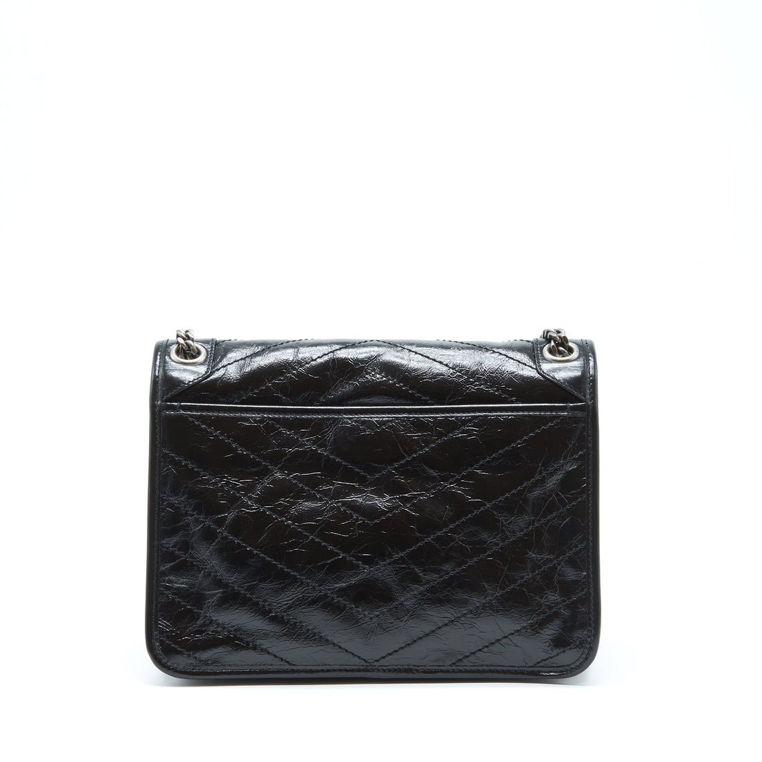 Saint Laurent/YSL Medium Niki Bag CalBNkin Black SHW