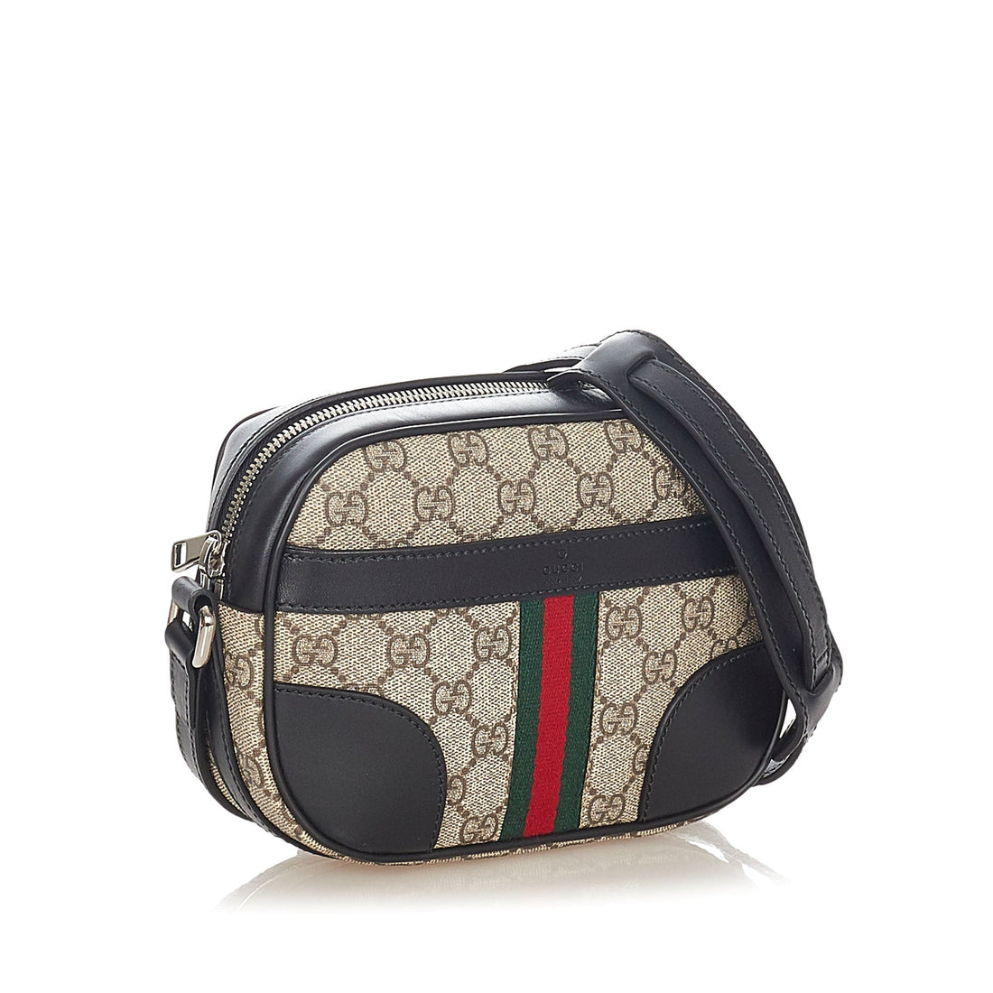 Gucci GG Supreme Web Crossbody bag Brown