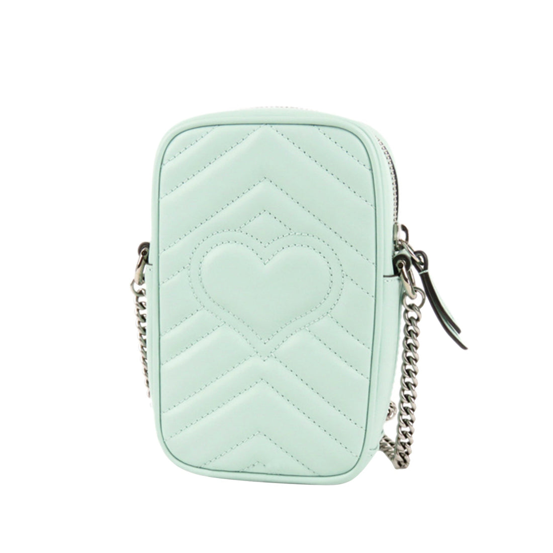 Gucci GG Marmont Matelasse Leather Crossbody Bag Green