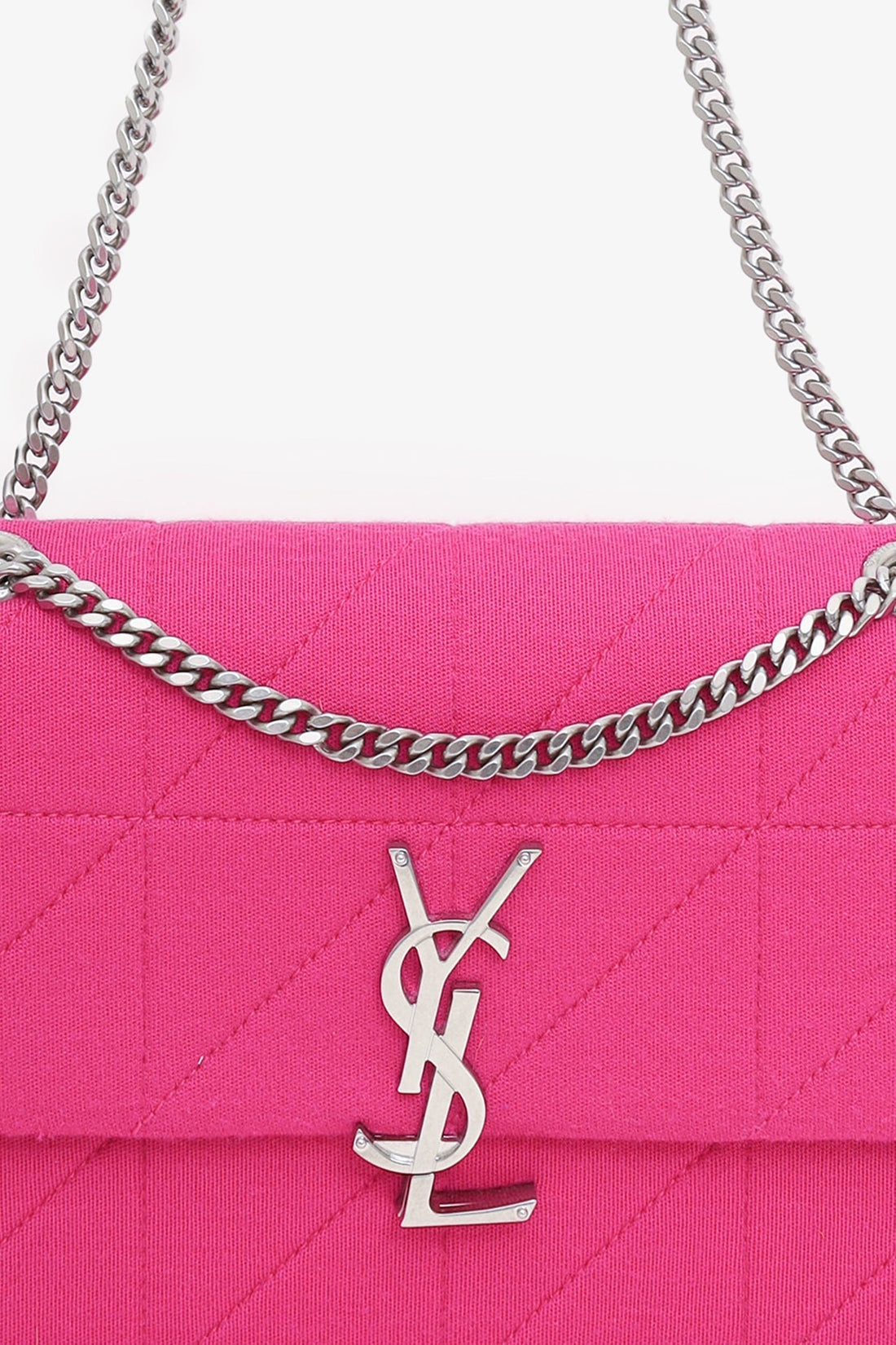 Saint Laurent Pink Jersey Medium Jamie Bag