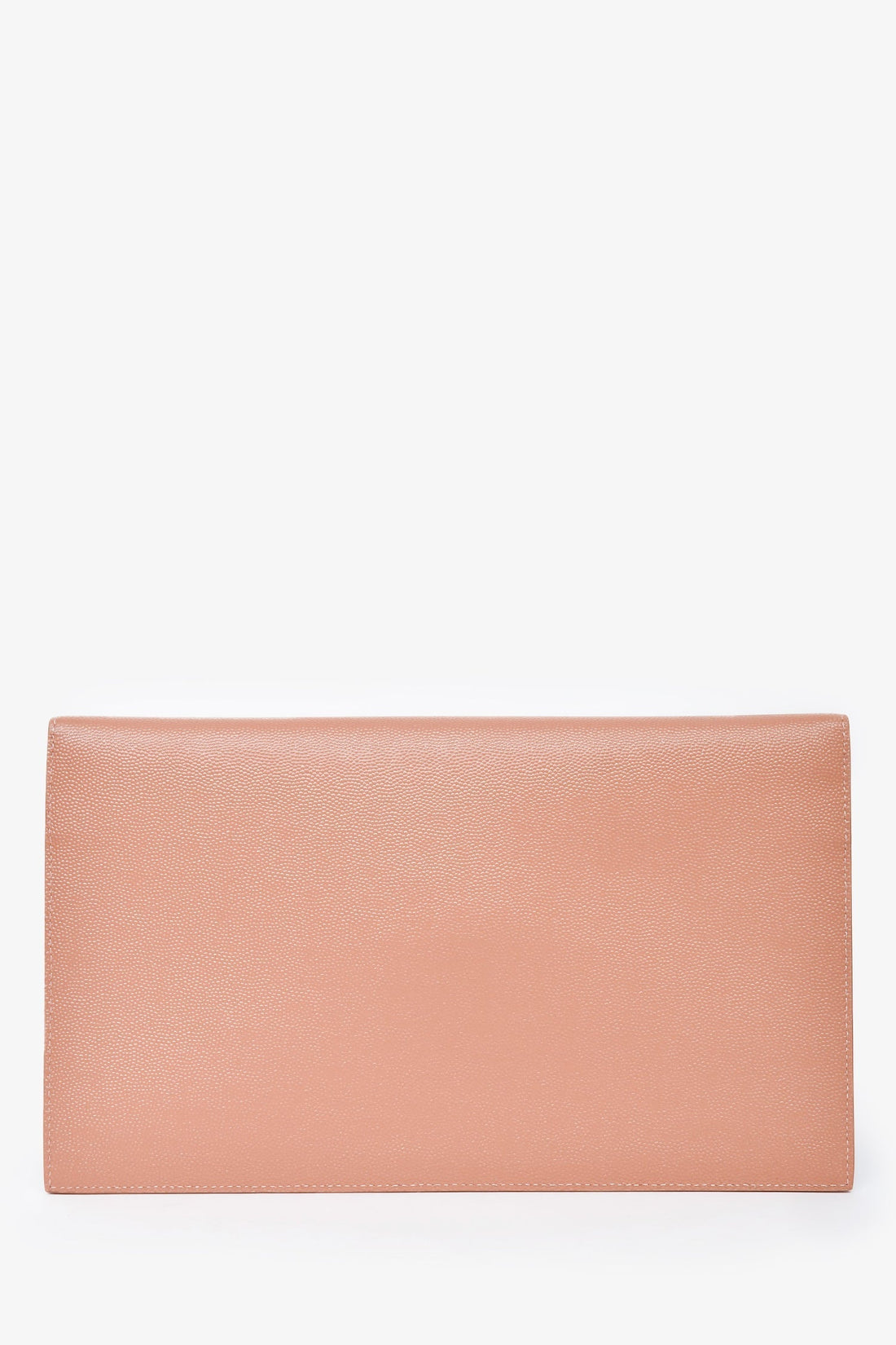 Saint Laurent 2023 Blush Grain De Poudre Leather 'Uptown' Pouch