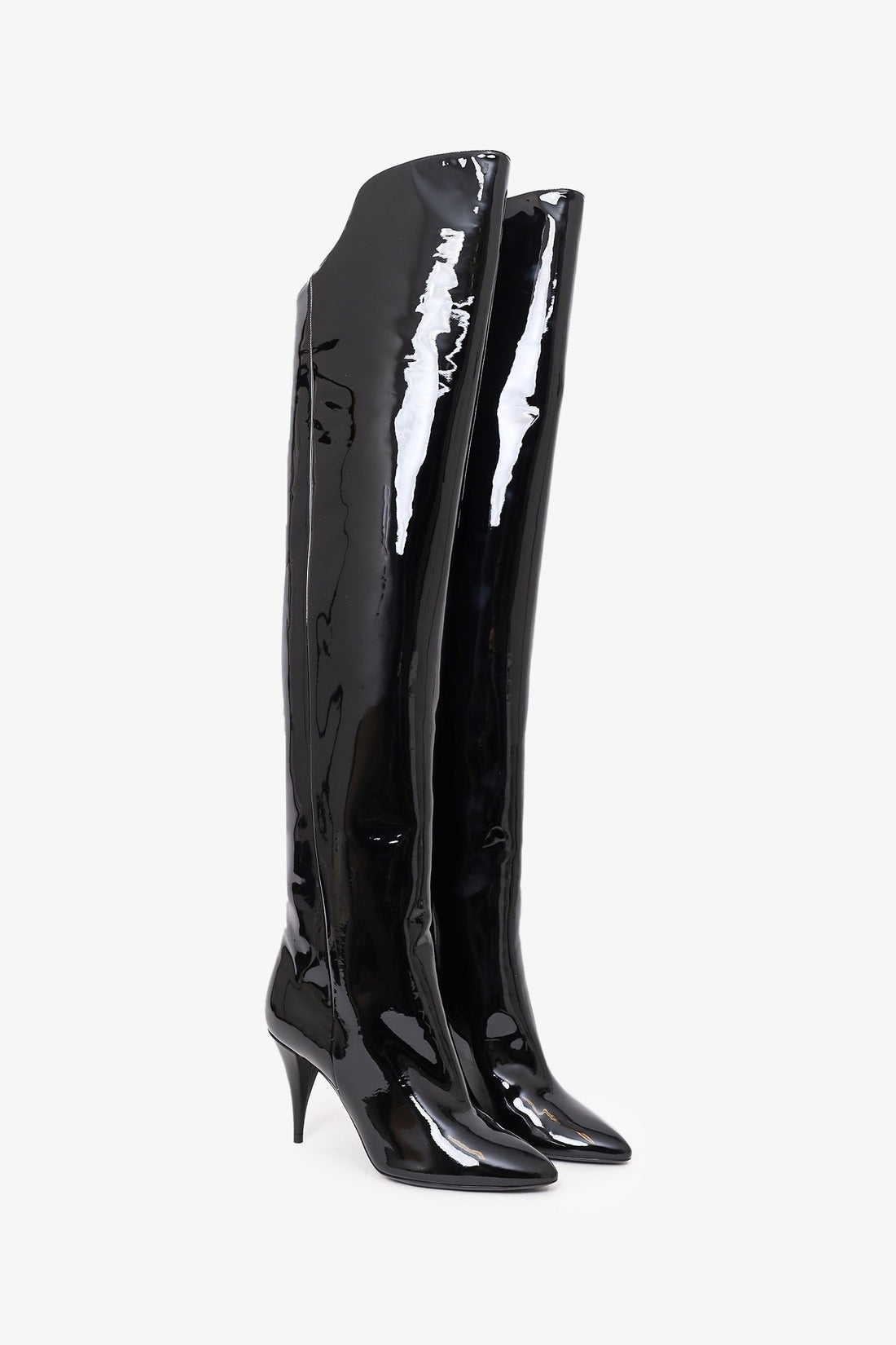 Saint Laurent Black New 1:1 Rep Knee High Boots Size 37.5