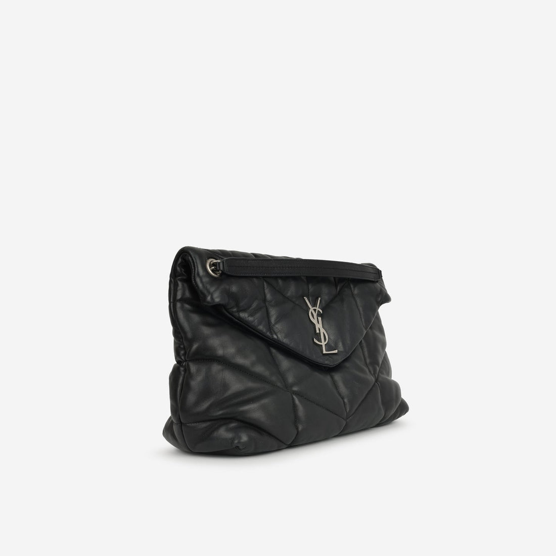 Saint Laurent - Medium Lou Puffer - Black Calfskin GHW -