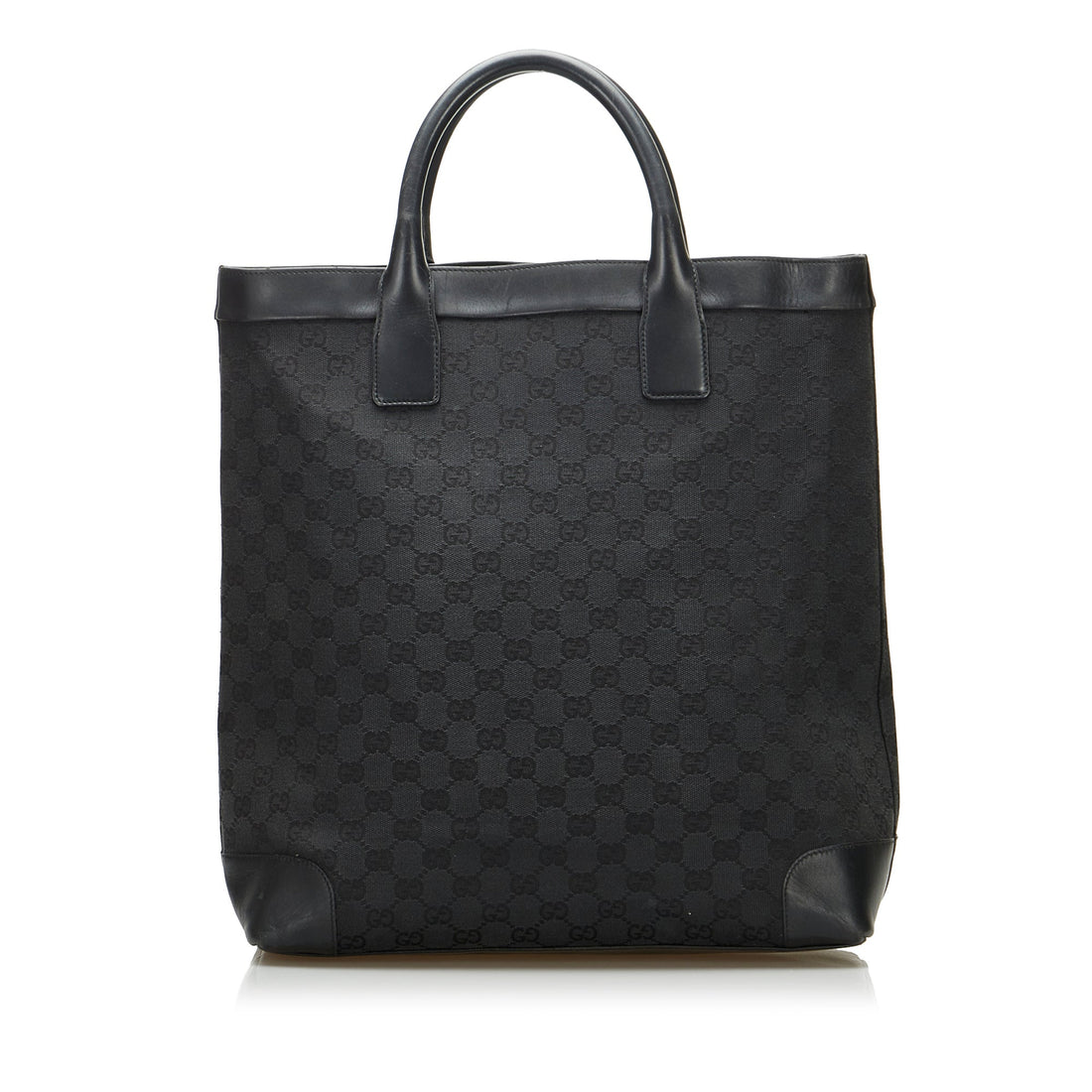 Gucci Tote Bag Black GG Canvas