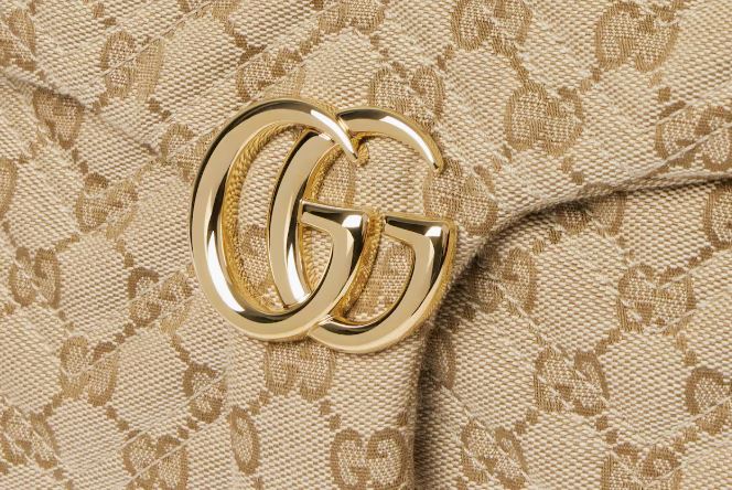 Gucci Marmont Variation sand and brown GG canvas Shoulder Bag
